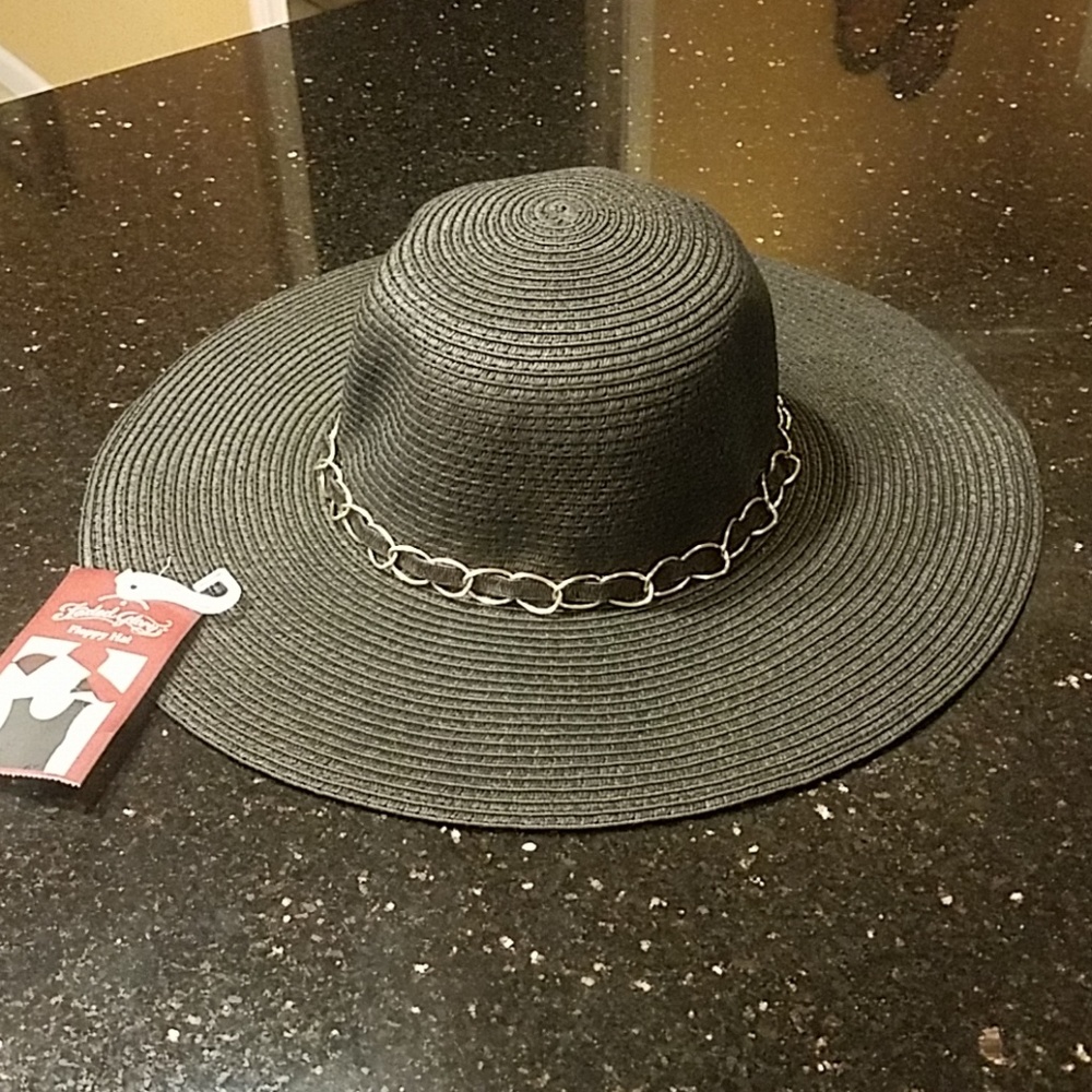 Black Floppy Hat
